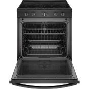 Estufa Eléctrica Slide In 30" (76 cm) Marca: Whirlpool Modelo: WEE750H0HB Color: Negro Inoxidable