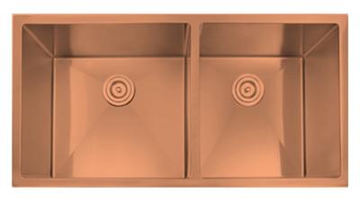 Tarja 2 Tinas Submontar o Empotrar Marca: Kele Modelo: KHD3719A-RG Color: Rose Gold