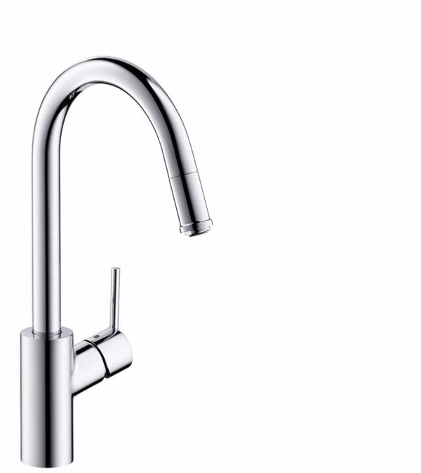 Llave Mezcladora Monomando de Cocina Hansgrohe Talis 14872000 Mezclador con Extraible Acabado Cromo