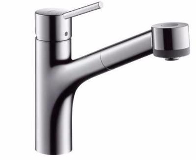 Llave Mezcladora Monomando de Cocina Hansgrohe Talis 32841800 con Extraible Acabado Acero Inoxidable