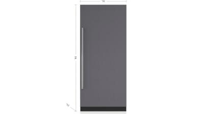 Refrigerador Panelable (All Refrigerator) 36" (90 cm) Marca: Subzero Modelo: CL3650R/O/R Color: Panelable ($12,067 USD).