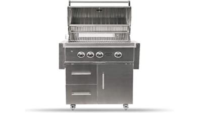 Asador con Carrito 30" (76 cm) Marca: Coyote Modelo: C2SL30LP-FS Color: Acero Inoxidable ($6,725 USD)