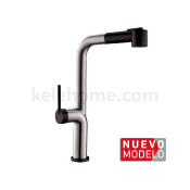 Mezcladora Monomando (33X22cm) Marca: Kele Modelo: KSS1236-SS/BK Acabado: Acero Inoxidable / Negro