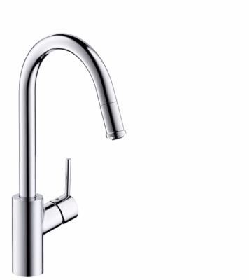 Llave Mezcladora Monomando de Cocina Hansgrohe Talis 14872000 con Extraible Acabado Cromo