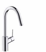 Llave Mezcladora Monomando de Cocina Hansgrohe Talis 14872000 con Extraible Acabado Cromo