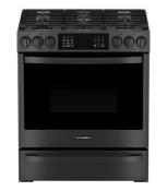 Estufa Gas de Piso 30" (76 cm) Marca: IO Mabe Modelo: IO940TS0 Color: Black Stainless Steel 