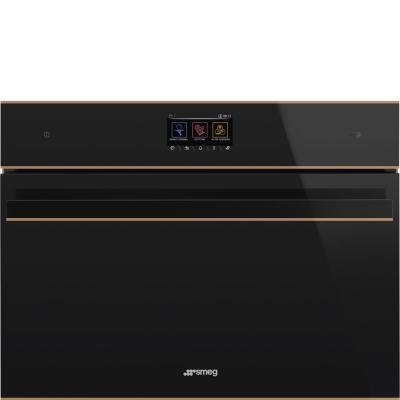 Microondas Combinado 24" (60 cm) Marca: Smeg Modelo: SO4604M2PNR Color: Negro