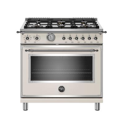 Estufa Gas Profesional 36" (90 cm) Marca: Bertazzoni Modelo: HERT366GASAVT Color: Crema ($9,150 USD)