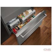 Refrigerador Bottom Mount Empotrable 36" (90 cm) Marca: KitchenAid Modelo: KBBR306ESS Color: Acero Inoxidable