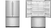 Refrigerador French Door Bottom Freezer 30" (76 cm) Marca: KitchenAid Modelo: 7MKRFF300ESS Color: Acero Inoxidable