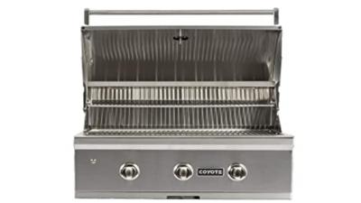 Asador 34" (86 cm) Marca: Coyote Modelo: C2C34NG Color: Acero Inoxidable ($3,785 USD)