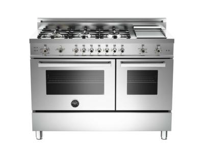 Estufa Gas Master 48" (120 cm) Marca: Bertazzoni Modelo: MAST486GGASXELP Color: Acero Inoxidable ($11,244 USD)