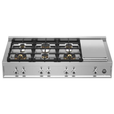 Parrilla Gas Profesional 48" (120 cm) Marca: Bertazzoni Modelo: PROF486GRTBXT Color: Acero Inoxidable ($4,647 USD)