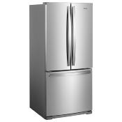 Refrigerador French Door 30" (76 cm) Marca: Whirlpool Modelo: MWRF140SWHM Color: Acero Inoxidable