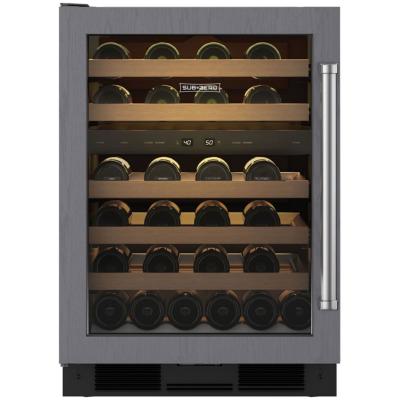 Cava de Vino Bajo Cubierta Panelable 24" (60 cm) Marca: Subzero Modelo: UW-24/O Color: Acero Inoxidable ($5,087.76 USD).