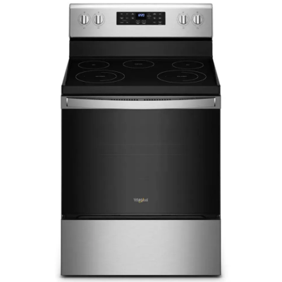 Estufa Eléctrica de Piso 30"  (76 cm) Marca: Whirlpool Modelo: WFE535S0LZ Color: Acero Inoxidable 