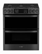 Estufa Gas de Piso 30" (76 cm) Marca: IO Mabe Modelo: IO950TS0 Color: Black Stainless Steel 