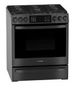 Estufa Gas de Piso 30" (76 cm) Marca: IO Mabe Modelo: IO940TS0 Color: Black Stainless Steel 