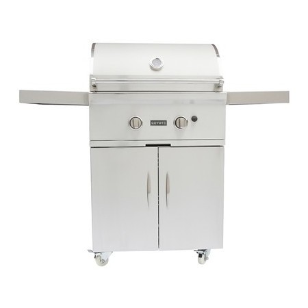 Asador Coyote 28" Grill con carrito LP CCX2NG-FS  $2,126.3 USD