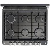 Estufa Gas de Piso 30" (76 cm) Marca: Whirlpool Modelo: WFR3000B Color: Negro 