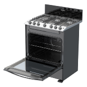 Estufa Gas de Piso 30" (76 cm) Marca: Whirlpool Modelo: WFR3100B  Color: Acero Inoxidable 