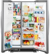 Refrigerador Side by  Side 35" (90cm) Marca: Whirlpool Modelo: WD5720Z Color: Acero Inoxidable