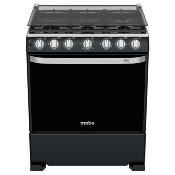 Estufa de piso 30" (76 cm) Marca: Mabe Modelo: EM7685CFRV1 Color: Negro Slate